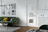 AMSTERDAM 3L GLAZED WHITE PRIMED
